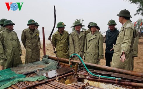 Government leaders inspect Dianmu storm response - ảnh 1